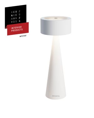 ELODY - white, rechargeable table lamp