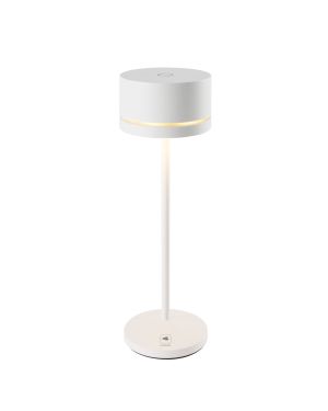 MONZA - White, rechargeable table lamp