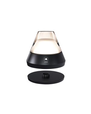 SALERNO - Black, RGB rechargeable table lamp