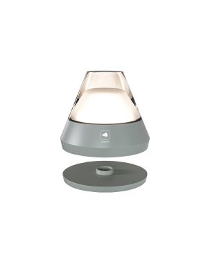 SALERNO - Grey, RGB rechargeable table lamp