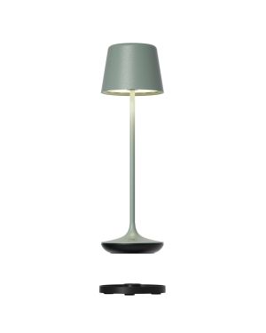 BARI - RGB rechargeable table lamp, olive green