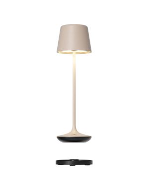 BARI - RGB rechargeable table lamp, sand