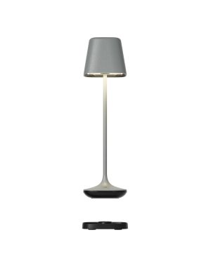 CAPRI - RGB rechargeable table lamp, grey