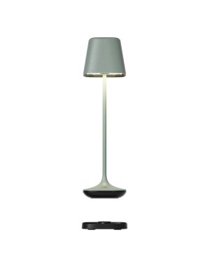 CAPRI - RGB rechargeable table lamp, olive green