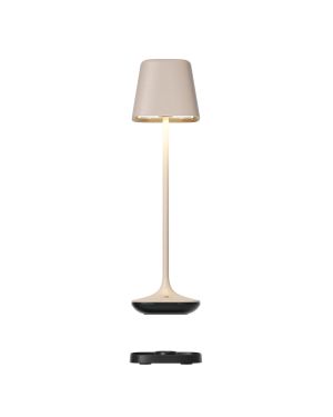 CAPRI - RGB rechargeable table lamp, sand