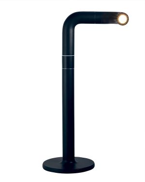 PIPE - Lampe de table à accu, noir