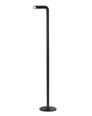 PIPE - Lámpara de pie a pilas, negra