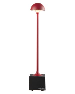 FLORA - Outdoor table lamp, red