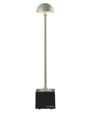 FLORA - Outdoor table lamp, olive green
